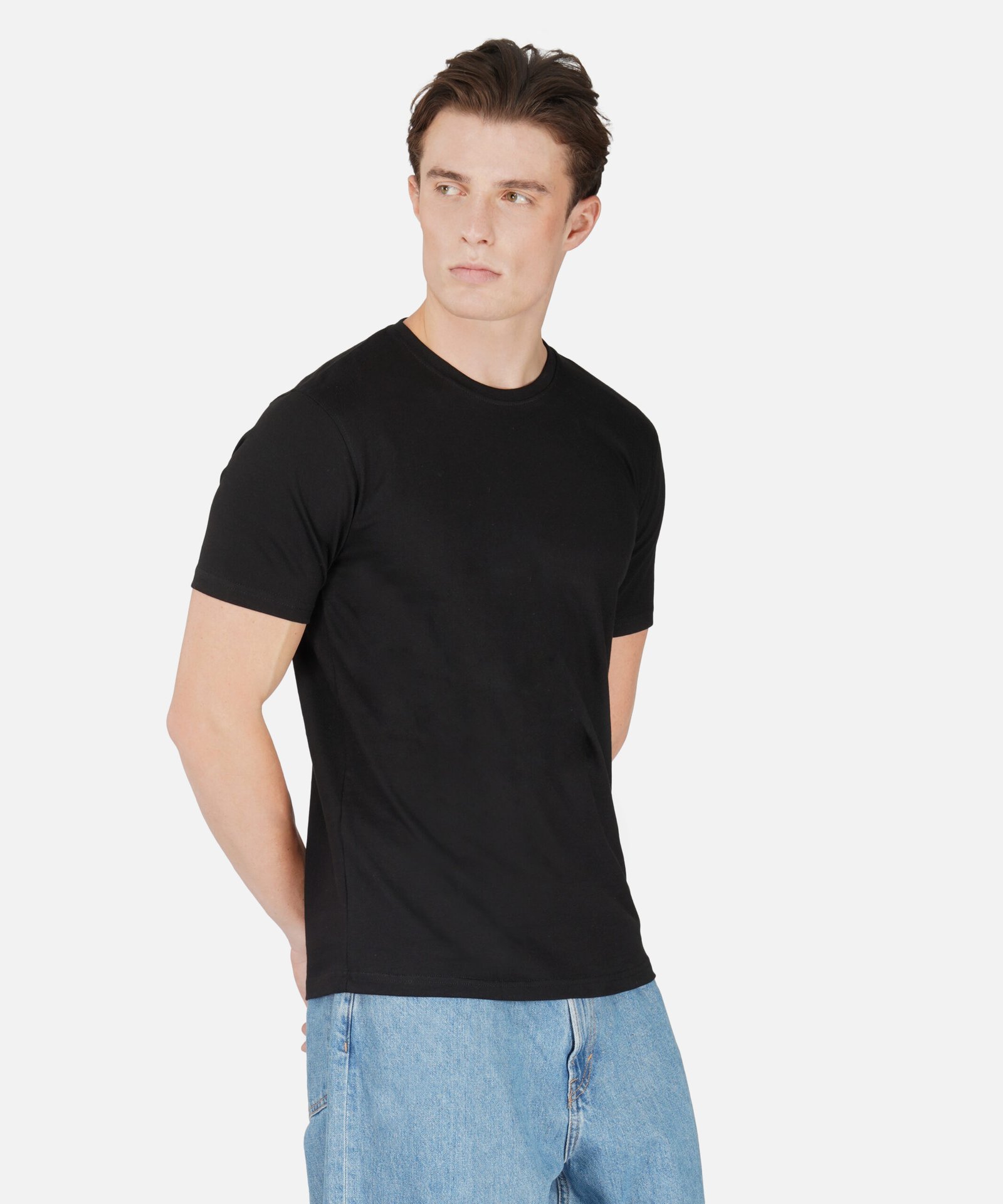 cotton black T-shirt