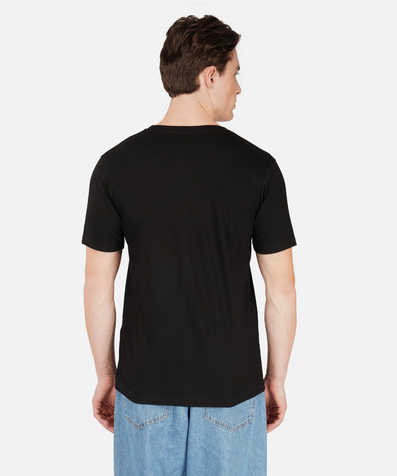 COTTON BLACK T SHIRT - Image 3